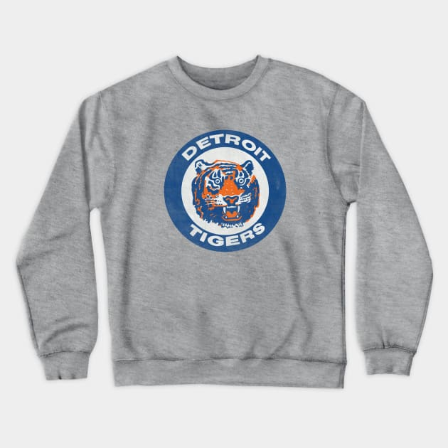 Detroit Tigers Vintage Crewneck Sweatshirt by Yossh